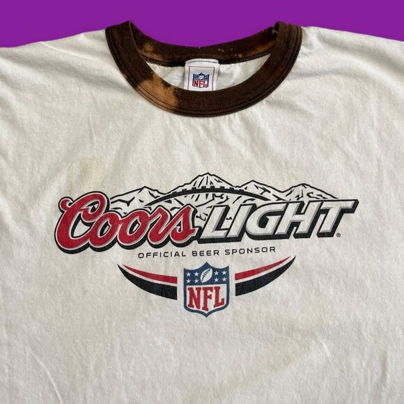 Y2K Coors Light Ringer Tee - Picture 3 of 4